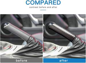 Cubierta de freno de mano de fibra de carbono para coche, palanca de agarre de repuesto para <span class=keywords><strong>Subaru</strong></span> BRZ Toyota GR86 <span class=keywords><strong>2022</strong></span> 2023 - Product Image 2