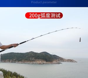Toptan 1.65m 1.8m 1.95m 2.1m olta derin deniz Trolling süper sert çubuklar Offshore katı 1.5 bölümler tekne olta - Product Image 3