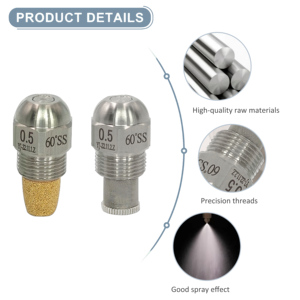 Nueva Boquilla de Inyección de Aceite de Cono Completo Sólido de 60 Grados, Inyector de Chorro de Acero Inoxidable con Filtro, Pulverizador de Gas, Certificación CE 1 - Product Image 3