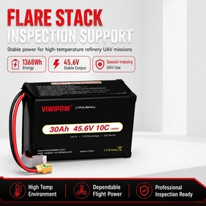 Batterie UAV semi-solide 30000mAh 12S, batterie lithium-ion haute capacité pour drone agricole et industriel - Product Image 3
