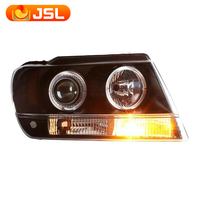 Para Jeep Grand Cherokee 1999-2004 Faro LED DRL Luz de Niebla Señal de Giro Haz Bajo Haz Alto Lente Accesorios Luces de Coche