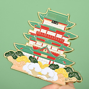 Magneti frigo personalizzati personalizzano <span class=keywords><strong>paese</strong></span> Souvenir della <span class=keywords><strong>città</strong></span> turistica 3D metallo adesivi magneti da frigorifero per frigo - Product Image 1