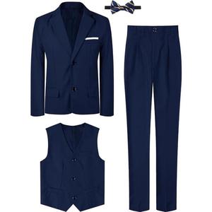 Ensemble <span class=keywords><strong>de</strong></span> costume formel pour enfants : gilet, blazer, smoking, <span class=keywords><strong>tenue</strong></span> <span class=keywords><strong>de</strong></span> fête pour l'automne et l'<span class=keywords><strong>hiver</strong></span>, costume <span class=keywords><strong>de</strong></span> spectacle pour enfants, 4 pièces - Product Image 3