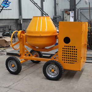 Mezclador de concreto pequeño diésel móvil con motor refrigerado por aire, máquinas mezcladoras de cemento, precio competitivo a la venta - Product Image 1