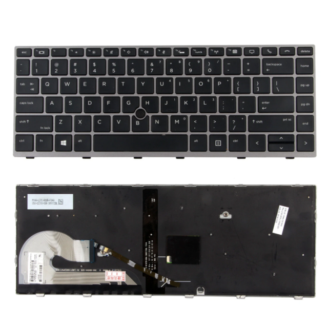 Best Selling US Backlit Laptop Keyboard With Pointer for HP EliteBook 840 G5 846 G5 745 G5 Business Notebook Spare Parts