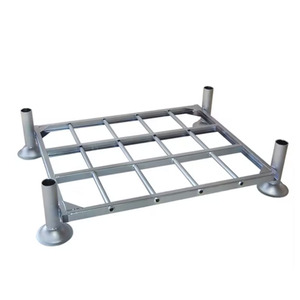 Estanterías de Almacenamiento Industriales Plegables de Alta Resistencia, Apilables, Móviles, Desmontables, de Acero Galvanizado para Almacenamiento de Neumáticos - Product Image 1