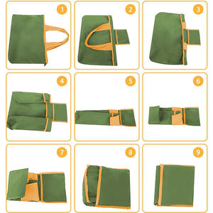 Bolsa de Compras Reutilizable Ecológica de Poliéster, Diseño Plegable y Resistente para Supermercado, Fabricación OEM/ODM - Product Image 4