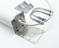Module radio de transmission de données LoRa omnidirectionnel vertical YCT 433 en FRP 698-4200 MHz, station de base extérieure, connecteurs N Femelle et Mâle 1.5MAX