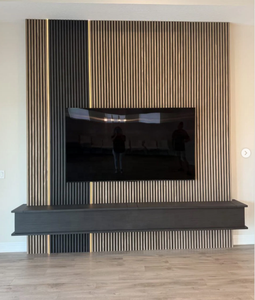 Chine Vente en gros Décoration intérieure USA Entrepôt Produits Panneaux muraux acoustiques insonorisés à lattes de bois pour plafond ou <span class=keywords><strong>mur</strong></span> - Product Image 6
