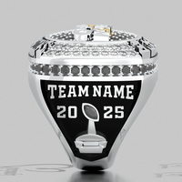 Bague de championnat de football fantastique personnalisée pour hommes, trophée de la ligue, cadeau annuel pour le champion de football fantastique