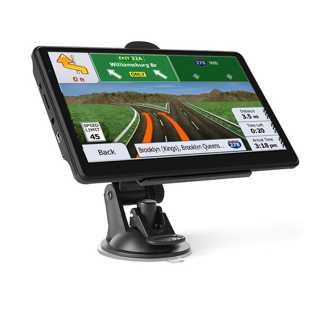 7 Inch Touch Screen Car GPS Navigator with Rear View Camera Portable Motorcycle GPS 1 Year Warranty Worldwide Map