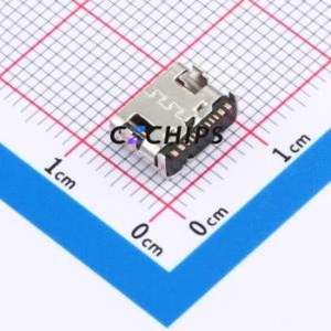 TYPE-C-F02-1TBW USB Connector SMD Connector ( Connector Type: Type-C )( Gender: Female )( Mounting Type: Horizontal Mount ) - Product Image 2