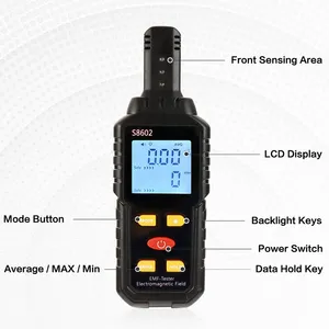 เครื่องวัดสนามแม่เหล็ก EMF รุ่น S8602 สำหรับใช้ในบ้าน ตรวจจับสนามแม่เหล็ก สำหรับการล่าสัตว์ ผลิตในจีนแผ่นดินใหญ่ - Product Image 4