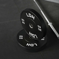 Discos de Goma para Gimnasio LDH Factory con Logotipo Personalizado, Uso Universal, Unisex
