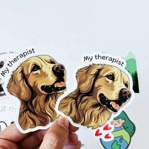 UV Chống Lại Thời Tiết In Ấn Bền Tự Dính Không Thấm Nước Vinyl PVC Dán Chết Cắt Thương Hiệu Logo Tùy Chỉnh Dán - Product Image 5