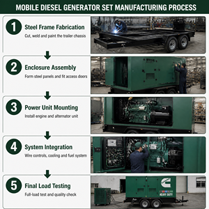 Generadores Diésel Súper Silenciosos de 50 kva, 200 kva, 220 kva, 250 kva, 300 kva, 50/60 Hz con Motor Cummins, Perkins o Weichai, Generador de 200 kva - Product Image 2