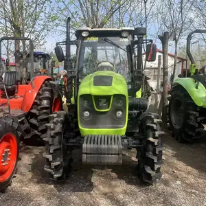 Usato/di seconda mano/nuovo trattore gommato 4 x4wd zoomlion 90hp con attrezzature agricole macchine agricole mini caricatore compatto