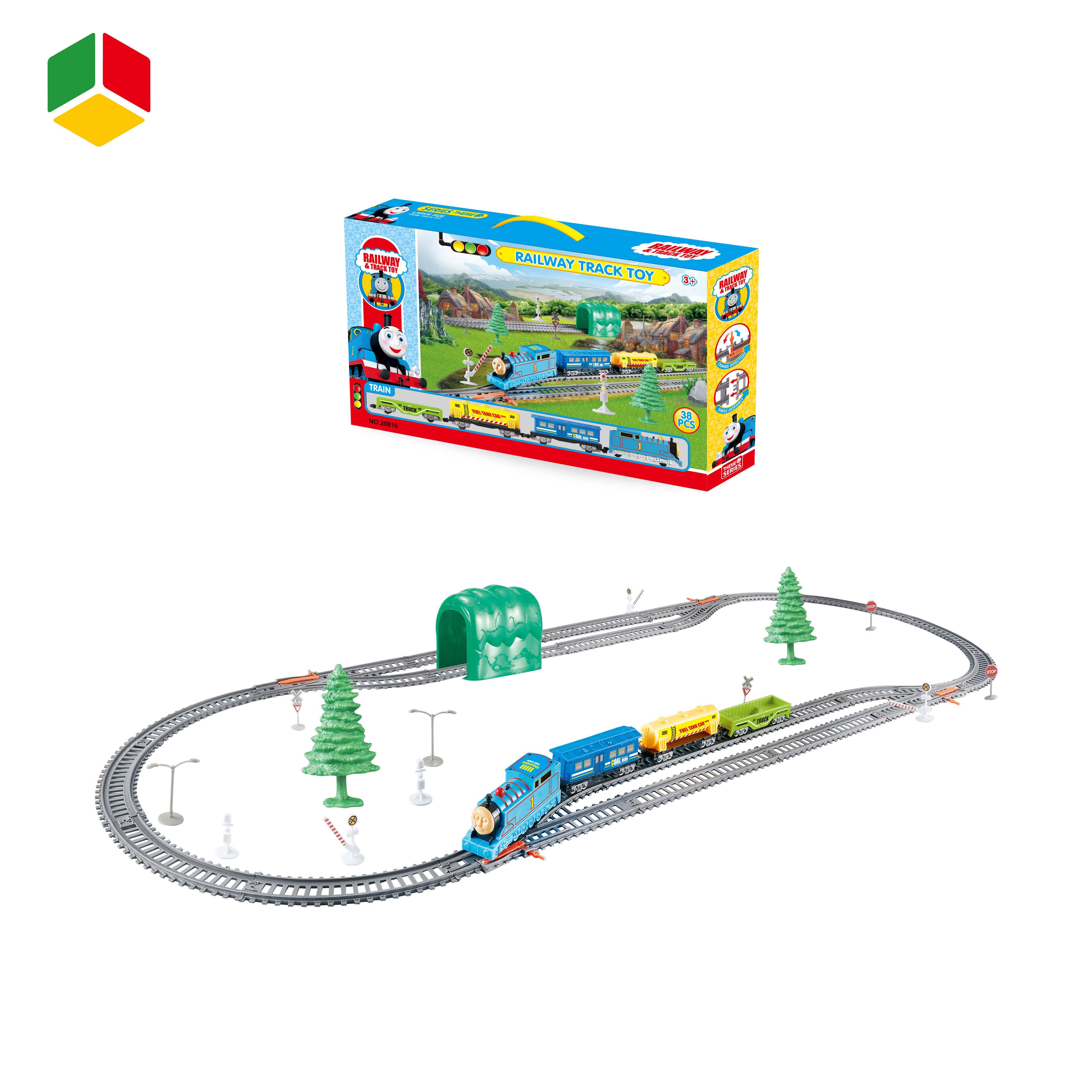 Classical Toy Train Plastic Electric Toy Train Sets Train Track Toys Play  With Friends