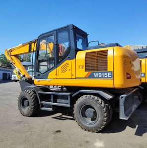 Nouvelle pelle sur pneus Liugong W915E de 15 tonnes, moteur 108 kW, excavatrice hydraulique pour la construction routière municipale et les travaux urbains - Product Image 1