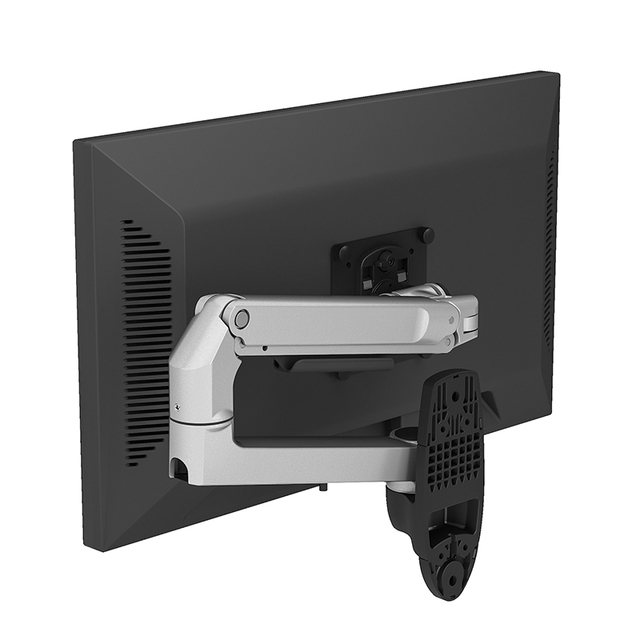 Monitor Bracket Aluminum Single Monitor Mount Arm VESA Mount Stand Gas Spring Wall Monitor Arm Stand Desk Mounting Monitor Arm