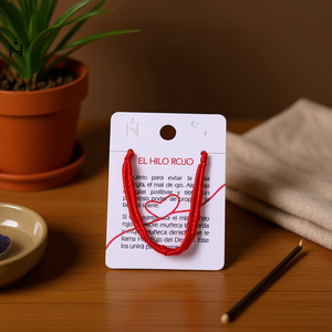 El Hilo Rojo Braided <b>Bracelet</b> Red String Handmade Lucky Charm For <b>Couple</b> Protection - Product Image 2