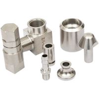 Piezas Mecánicas de Brochado Mecanizado Personalizado, Piezas de Precisión de Fundición a la Inversión, Acero Inoxidable 304/201, Acero al Carbono, Mecanizado CNC