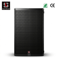 Subwoofer Actif Amplifié Double 15 Pouces 1200W RMS 2400W Crête 8 Ohms 101dB 30Hz-200Hz Amplificateur 2000W pour Concerts, Tournées et Location