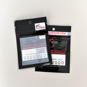 Sachet Ziplock personnalisé avec logo imprimé pour appâts de pêche, avec fenêtre transparente et trou de suspension, pour leurres et accessoires de pêche - Product Image 2