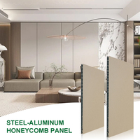 Panneaux muraux en nid d'abeille en acier inoxydable et aluminium de haute qualité, livraison rapide, imperméables, écologiques, légers, feuilles ignifuges