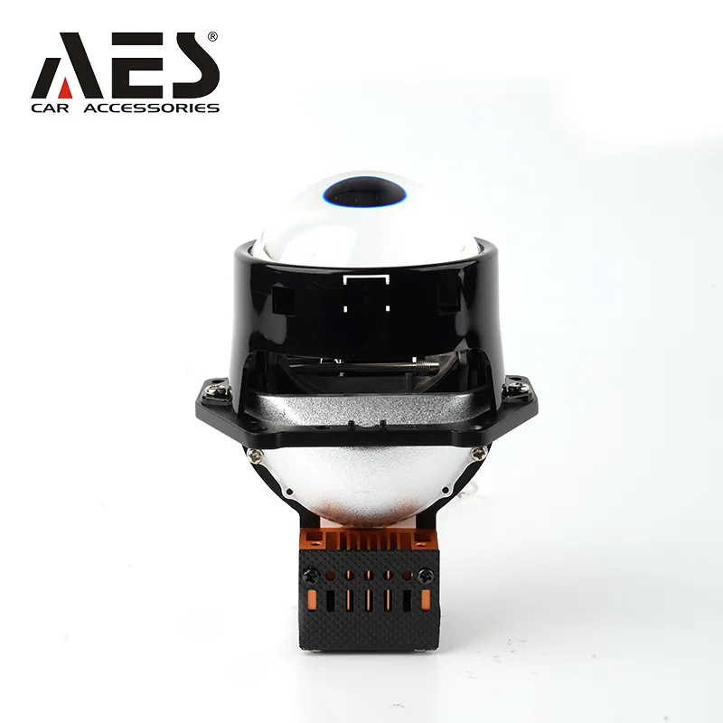 2023 AES S500 Bi Led projektör Lens yüksek güç 70W 55W lazer Bi led prizma 6500k araba parçaları far