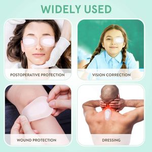大人ラテックスフリー使い捨て自己接着性創傷ドレッシング不織布アイパッドパッチとアイパッチ接着包帯 - Product Image 6