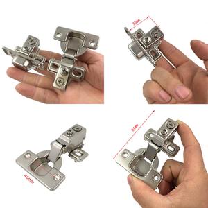 <span class=keywords><strong>Cerniera</strong></span> Artigianale a Soffietto in Acciaio Inossidabile da 35mm a Chiusura Lenta Bidirezionale per Ante di Mobili con Cornice Frontale - Product Image 3