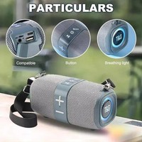 Haut-parleurs de moto étanches TG 667 10W, mini haut-parleur Bluetooth portable pour ordinateur, musique, extérieur, sport