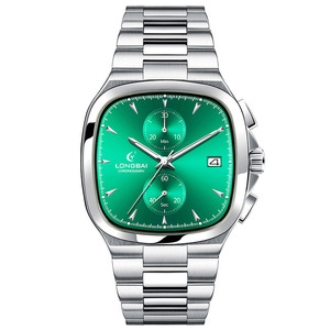 Reloj de pulsera de acero inoxidable impermeable y elegante de alta gama para hombre - Product Image 1