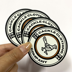 Pegatina de logotipo de vinilo decorativo con impresión personalizada de alta calidad, <span class=keywords><strong>pegatinas</strong></span> troqueladas impermeables personalizadas - Product Image 3