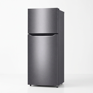 Réfrigérateur à congélateur supérieur 220V50HZ en acier inoxydable, 300L, refroidissement par air, deux portes, prix abordable - Product Image 1