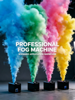 Machine à fumée et brouillard coloré 300W avec télécommande, en métal, à jet ascendant, pour révélation du sexe, scène, mariage, baby shower