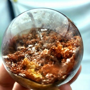 Esfera de Cristal Verde Fantasma Natural Pulida, Bola de Piedra Curativa para Decoración del Hogar, Suministro al por Mayor de Fábrica - Product Image 6