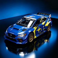 Voiture de rallye RLAARLO XTS-S10 1/10 4WD en fibre de carbone, ESC 80A avec capteur, moteur 3652 3300KV, servo 11KG, 3 différentiels, 9 modes d'éclairage, voiture RC RTR