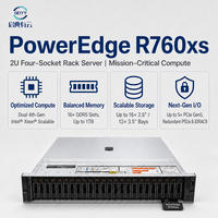 Server R760xs 2U Mendukung Dua Prosesor Intel Generasi ke-4, 16 Slot DIMM DDR5, 2 X 75 W SW GPU, 6 Slot PCIe (2 X16 Gen5)
