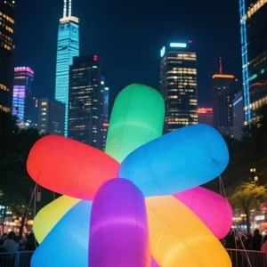 Combinaison de ballons gonflables créatifs à LED colorés pour la décoration des festivals de musique, des parcs et des activités <span class=keywords><strong>DJ</strong></span> - Product Image 4