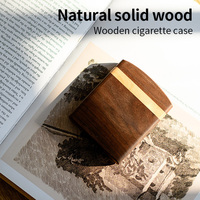 Vietnam 2020 gros personnalisé Vintage poche mince en bois fumée étui à cigarettes