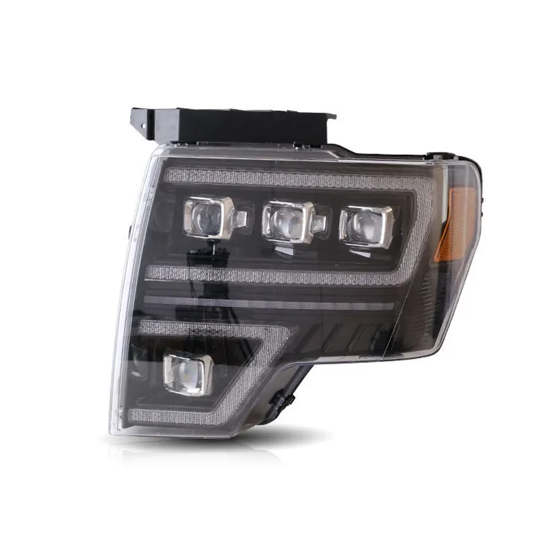 卸売業者フォードF1502009-2014ダイナミックターンインジケーターフロントカーランプパーツ自動照明システム用長寿命LEDヘッドライト