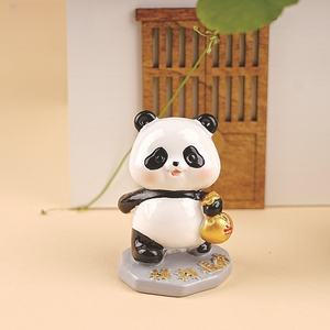 แม่พิมพ์งานฝีมือเรซินน่ารักทำจากเรซิน3D แพนด้าแดงสำหรับการตกแต่ง - Product Image 4