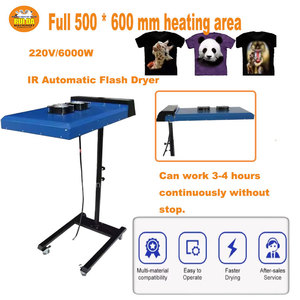 Secador de prendas de 6000W con área de secado de 20x24 pulgadas para serigrafía, máquina de curado de tinta Octopus para camisetas - Product Image 1