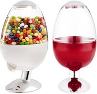 Distributeur automatique de friandises pour animaux de compagnie, de bonbons, de noix, de haricots, de collations sensibles au toucher, 1L, élégant, facile à nettoyer, mini distributeur automatique de bonbons