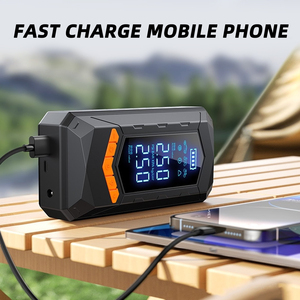 Mini compresseur d'air portable sans fil 150 PSI avec batterie au lithium 6000 mAh pour gonflage de pneus de voiture, moto et vélo - Product Image 2