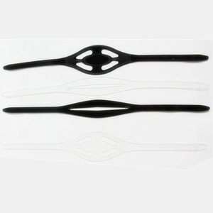 Correa para máscara de buceo de silicona universal de alta elasticidad para buceo deportes acuáticos talla L negro - Product Image 3