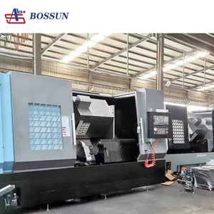 TCK-700S CNC 선반 금속 공작 기계 경사 침대 수평 자동 이중 칼 제품 장르 가공 센터 Fanuc