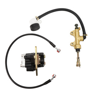 Conjunto de Manguera de Caliper de Cilindro Maestro de Freno Trasero 5VM-2583V-00-00, Cilindro Maestro de Caliper de Freno Trasero de Metal para <span class=keywords><strong>Blaster</strong></span> 200 YFS200 200 - Product Image 6